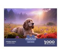 Cocker Spaniel, 1000-piece Jigsaw, Calming Yet Stimulating Indoor Activity, Perfect for Keepsakes Or Gallery Walls, Suitable for Ages 8+, Pet Dog, 70x50cm/1000pcs