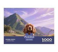 Cocker Spaniel, 1000-piece Jigsaw Puzzle, Enjoyable Challenge for Quiet Evenings, Perfect As A Thoughtful Gift, Suitable for Ages 12+, Pet Dog, 70x50cm/1000pcs