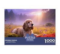 Cocker Spaniel, 1000-piece Jigsaw Puzzle, Enjoyable Challenge for Quiet Evenings, Perfect As A Thoughtful Gift, Suitable for Ages 12+, Pet Dog, 38x26cm/1000pcs
