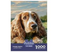 Cocker Spaniel 1000 Piece Jigsaws Companion Dog Puzzle - Easy-Grip Decoration for Family Space | 38x26cm/1000pcs