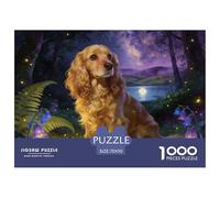 Cocker Spaniel 1000 Puzzles Adults Kids Age Birthday Unique Gifts Challenging & Brainteasing 70x50cm/1000pcs