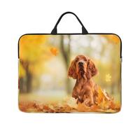 Cocker Spaniel Autumn Park Brown Spaniel Dogs, 14 Inch Laptop Sleeve, Notebook Bag Laptop Case Sleeve Briefcase with Handle