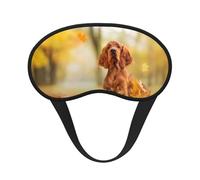Cocker Spaniel Autumn Park Brown Spaniel Dogs, Full Eye Covers Light Blocking Eye Masks Blackout Sleep Eye Muffs