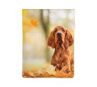 Cocker Spaniel Autumn Park Brown Spaniel Dogs, PU Leather Laptop Sleeve, Notebook Bag Laptop Case Sleeve Tablet Briefcase
