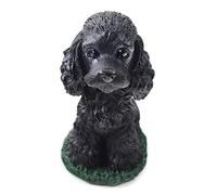 Cocker Spaniel Black Dog Bobblehead Figure for Car Dash Desk Fun Accessory