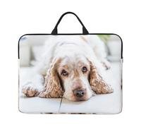 Cocker Spaniel Brown Spaniel Sad Dogs Dogs Pets, 14 Inch Laptop Sleeve, Notebook Bag Laptop Case Sleeve Briefcase with Handle