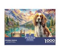 Cocker Spaniel by Mountain Lake_1Interactive 1000-Piece Jigsaw Puzzles for Adults Brimming with Challenging Puzzle Games for Both Genders - These Interactive Jigsaw Puzzles Are Made for Adults And Ki