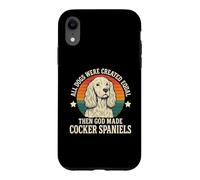 Cocker Spaniel Design For Dog Lovers - Created Equal Case for iPhone XR