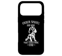 Cocker Spaniel Dog And Wine English Springer Spaniel Case for iPhone 17 Pro Max