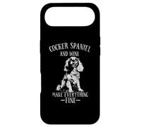 Cocker Spaniel Dog And Wine English Springer Spaniel Case for iPhone Air