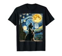 Cocker Spaniel Dog Art Van Gogh Starry Night Cocker Spaniel T-Shirt