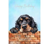 Cocker Spaniel Dog Birthday Card for Son In Law