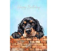 Cocker Spaniel Dog Birthday Card for Vet