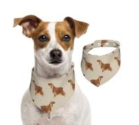 Cocker Spaniel Dog Hunting Dog Sand,Pet Bib Scarf Cats Dog Bandana Dogs Towel Bib Adjustable Pet Scarf,L