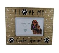 Cocker Spaniel Dog Photo Frame I Love My Dog Or Puppy 20 Assorted Dog Breeds Available 6x4"
