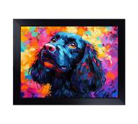 Cocker Spaniel Dog Vol.1 | Lap Tray with Padded Cushion, Portable Surface with Bean Bag Base, Perfect Surface for Working, Crafting, TV Eating and Laptop Use