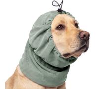 Cocker Spaniel Ear Protectors, Grass Seed Ear Protection For Dogs, Cooling Head Cover For Summer, Soft Sound Perfect For Covering Up Post Op On Neck, Pet EarMuffs To Stop Grassseeds(Grey, L)
