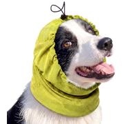 Cocker Spaniel Ear Snood, Ear Covering For Dogs Grassseeds, Cooling Head Cover Cool Neckerchief, Keep Pet Cool in Hot Weather, Heat Relief & Prevent Overheating(Yellow, M)