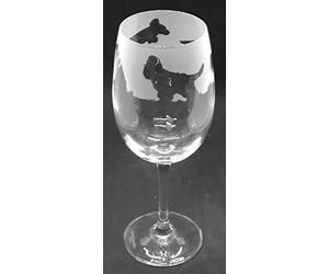 Cocker Spaniel Frieze Boxed 35cl Wine Glass