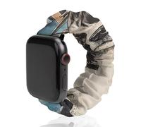 Cocker Spaniel Getting A Haircut Compatible with IWatch Series Watch Strap Fashion Scrunchies Stretchy