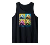 Cocker Spaniel Grandma Pop Art Style Tank Top