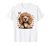 Cocker Spaniel Mom Disco Retro Funky Dog Lover Identity T-Shirt