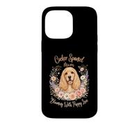 Cocker Spaniel Mom Puppy Dog Love Design Case for iPhone 14 Pro Max