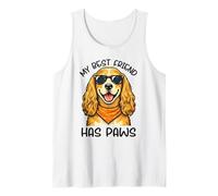 Cocker Spaniel My Best Friend Has Paws Dog Lover Cute Tank Top