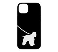 Cocker Spaniel on a Leash Dog - Mom Dad Pet Cute Funny Puppy Case for iPhone 14 Plus