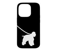 Cocker Spaniel on a Leash Dog - Mom Dad Pet Cute Funny Puppy Case for iPhone 14 Pro