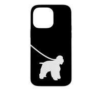 Cocker Spaniel on a Leash Dog - Mom Dad Pet Cute Funny Puppy Case for iPhone 14 Pro Max