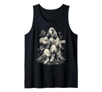 Cocker Spaniel Playing Guitar Funny Medieval Dog Guitarist Tank Top