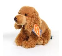 Sitting Cocker Spaniel Puppy Plush Soft Toy Dog Teddy Living Nature Gift.