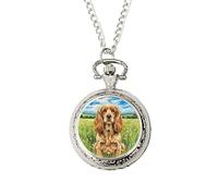 Cocker Spaniel Pocket Watch • Dog Lover Gift for Birthday or Christmas • Unique Art Keepsake for Men or Women • Present for Cocker Owner • Stylish Accessory with Gift Box