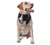 Cocker Spaniel Puppy Black And White SpanielDog Bandanas Cat Puppy Scarfs Washable Pet Handkerchief
