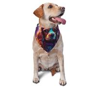 Cocker Spaniel Puppy Printed Graphic Pet Triangle Scarf For Dogs & Cats, Adjustable Cute Pet Bandana For & Photo Shoots