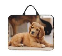 Cocker Spaniel Puppy Small Spaniel Dogs Pets, 14 Inch Laptop Sleeve, Notebook Bag Laptop Case Sleeve Briefcase with Handle