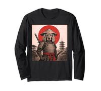 Cocker Spaniel Samurai Warrior Vintage Japanese Ukiyo-e Dog Long Sleeve T-Shirt
