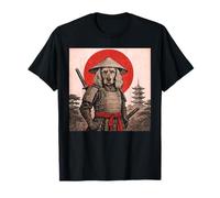 Cocker Spaniel Samurai Warrior Vintage Japanese Ukiyo-e Dog T-Shirt