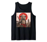 Cocker Spaniel Samurai Warrior Vintage Japanese Ukiyo-e Dog Tank Top