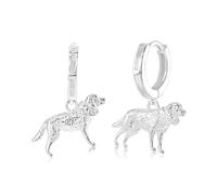 Cocker Spaniel Silver Earrings