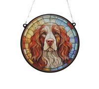 Cocker Spaniel Stained Glass Effect Suncatcher Gift for Dog Lovers - 19cm