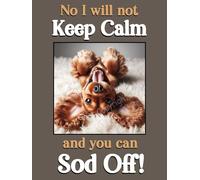 Cocker Sprocker golden Spaniel dog funny flexible fridge magnet Keep Calm gift