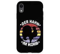 Cockerel in basket chicken coop poultry hen chicken farmer Case for iPhone XR