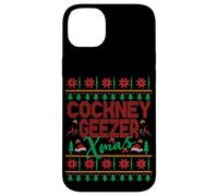 Cockney Geezer Funny Christmas Fair Isle Ugly Style Xmas Case for iPhone 14 Plus