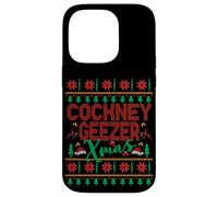 Cockney Geezer Funny Christmas Fair Isle Ugly Style Xmas Case for iPhone 14 Pro