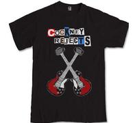 Cockney Rejects English Punk Rock Cotton DTG T-Shirt tee Black L
