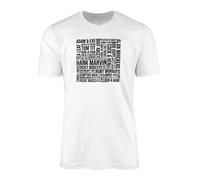Cockney Sayings T-Shirt Top Tee - Apples and Pears Bees Honey Hank Marvin Accent Dialect Slang London East End South Bow Bells Londoner Gifts Presents (Medium, White Prime)