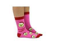Cockney Spaniel - 1 pair of BRUSSEL POUTS - Christmas Socks UK 4-8