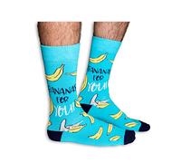 Cockney Spaniel Banana's For You, 1 Pair of Men's Novelty Crew Socks